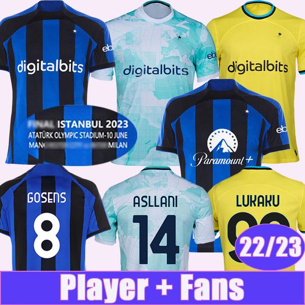 22 23 internazionale mens soccer jerseys inter milans dzeko lukaku lautaro calhanoglu skriniar brozovic d' ambrosio home away 3rd footb, Black;yellow
22 23 internazionale mens soccer jerseys inter milans dzeko lukaku lautaro calhanoglu skriniar brozovic d' ambrosio home away 3rd footb, Black;yellow