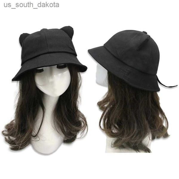 cartoon fisherman hat cute cat ear tail bucket hat sweet basin hat student hat without makeup girl goout hat foldable l230523, Blue;gray
cartoon fisherman hat cute cat ear tail bucket hat sweet basin hat student hat without makeup girl goout hat foldable l230523, Blue;gray