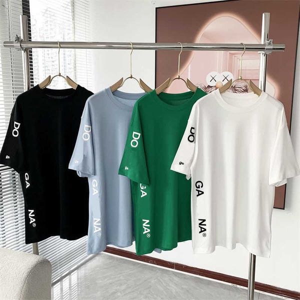 fashion mens tee 100 cotton tshirt designer short sleeve polos round neck casual pullover men women's oversize shirts, White;black
fashion mens tee 100 cotton tshirt designer short sleeve polos round neck casual pullover men women's oversize shirts, White;black