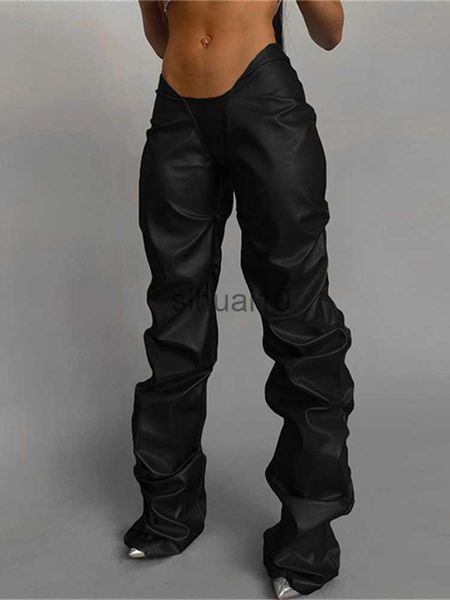 women's pants capris sisterlinda shiny silver faux pu leather trousers women irregular shape folds high street hipster low waist pants, Black;white
women's pants capris sisterlinda shiny silver faux pu leather trousers women irregular shape folds high street hipster low waist pants, Black;white