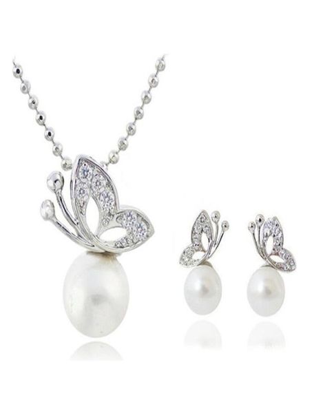 butterfly pearl necklace earrings sets full rhinestone jewelry for women gift fashion jewelry sets 12905543757, Silver
butterfly pearl necklace earrings sets full rhinestone jewelry for women gift fashion jewelry sets 12905543757, Silver
