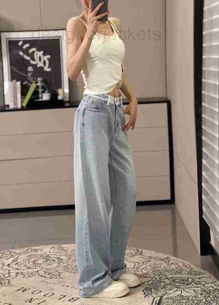 women's jeans designer 2023ss spring/summer new heavy industry diamond denim wide leg pants fygv, Blue
women's jeans designer 2023ss spring/summer new heavy industry diamond denim wide leg pants fygv, Blue