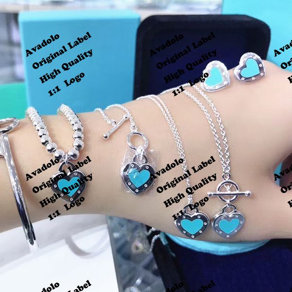 return t blue heart necklace designer jewelry set pendant necklaces bracelet ring earring gold silver vintage exquisite love tags necklace l
return t blue heart necklace designer jewelry set pendant necklaces bracelet ring earring gold silver vintage exquisite love tags necklace l