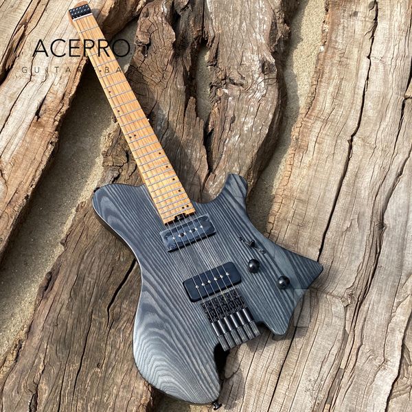 acepro p90 pickups headless electric guitar satin black color ash body roasted maple neck stainless steel frets quality bridge
acepro p90 pickups headless electric guitar satin black color ash body roasted maple neck stainless steel frets quality bridge
