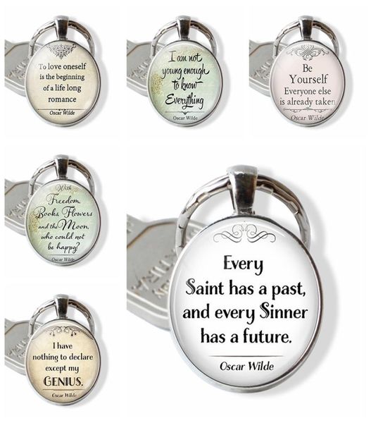 oscar wilde quote keychain inspirational quote glass cabochon metal key chains fashion glass pendant for men women8599547, Silver
oscar wilde quote keychain inspirational quote glass cabochon metal key chains fashion glass pendant for men women8599547, Silver