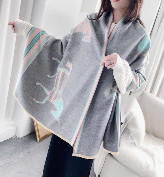 2020fashion winter scarf women cashmere warm foulard lady horse scarves thick soft bufanda shawls wraps 2019 new5400695, Blue;gray
2020fashion winter scarf women cashmere warm foulard lady horse scarves thick soft bufanda shawls wraps 2019 new5400695, Blue;gray