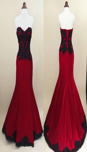 black and red gothic mermaid wedding dresses sweetheart lace appliques vintage colorful wedding gowns non white custom made8447465
black and red gothic mermaid wedding dresses sweetheart lace appliques vintage colorful wedding gowns non white custom made8447465