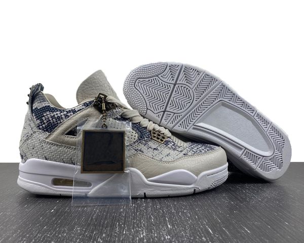 jumpman 4 iv snakeskin basketball shoes 4s light bone/white-pure platinum-wolf grey outdoor sneakers sports with box, Black
jumpman 4 iv snakeskin basketball shoes 4s light bone/white-pure platinum-wolf grey outdoor sneakers sports with box, Black
