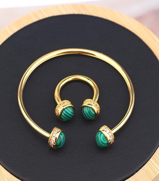 korean version of creative simple personality green fritillion bracelet zircon fashion bangle ring set versatile jewelry women bra9877705, Black
korean version of creative simple personality green fritillion bracelet zircon fashion bangle ring set versatile jewelry women bra9877705, Black