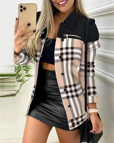 fashion womens jackets casual dress slim jacket lady office suits pockets business blazer women streetwear coats overwear clothing size, Black;brown
fashion womens jackets casual dress slim jacket lady office suits pockets business blazer women streetwear coats overwear clothing size, Black;brown