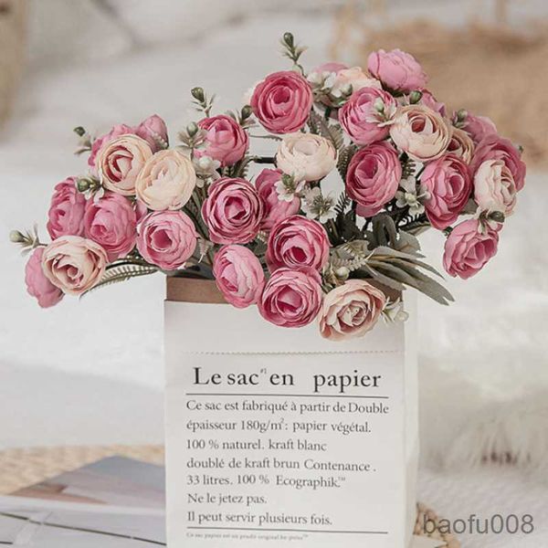 sachet bags rose pink silk bouquet peony artificial flowers big heads small bride wedding home decoration fake flowers faux r230605
sachet bags rose pink silk bouquet peony artificial flowers big heads small bride wedding home decoration fake flowers faux r230605