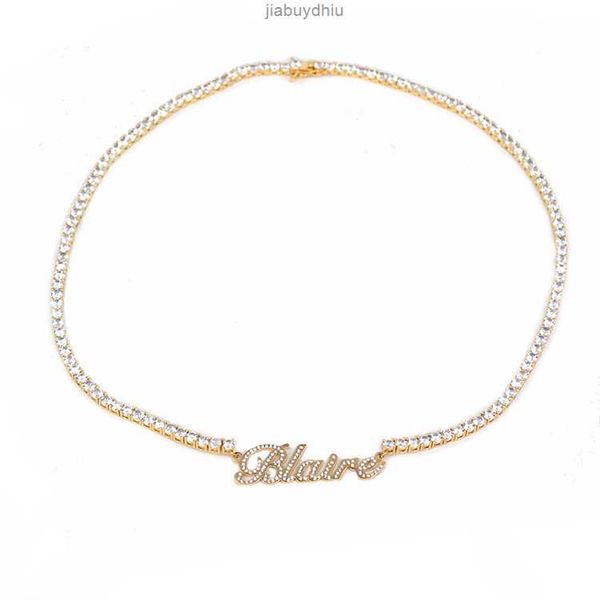 custom 18k gold plated jewelry stainless steel personalised name moissanite tennis chain diamond necklace, Silver
custom 18k gold plated jewelry stainless steel personalised name moissanite tennis chain diamond necklace, Silver