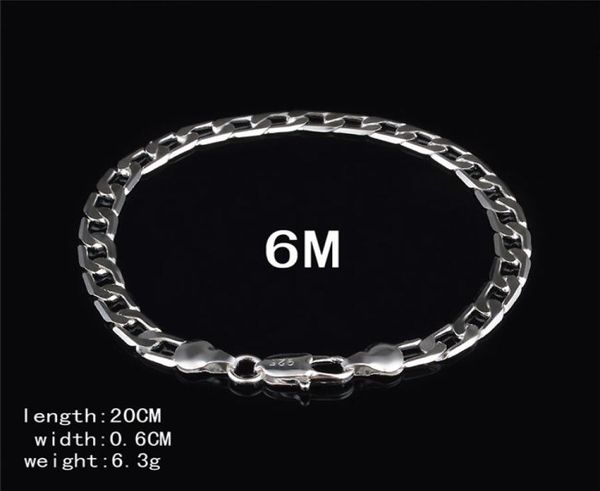 fashion jewelry 925 sterling silver plated men figaro chain bracelet 6mm 20cm factory 8970326, Black
fashion jewelry 925 sterling silver plated men figaro chain bracelet 6mm 20cm factory 8970326, Black
