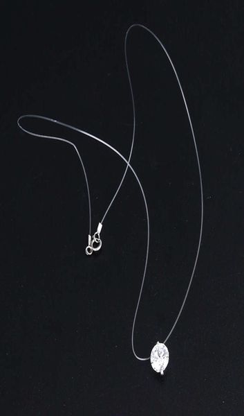 transparent fishline 925 silver zircon clavicle chain mermaid tear pendant necklace4954211
transparent fishline 925 silver zircon clavicle chain mermaid tear pendant necklace4954211