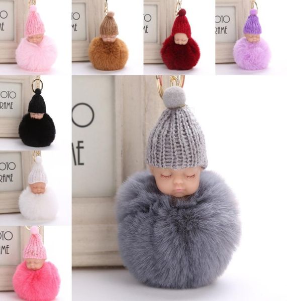 sweet fluffy pompom sleeping baby key chain faux rabbit fur pom pon knitted hat baby doll keychain car keyring toy trendy gifts1770264, Silver
sweet fluffy pompom sleeping baby key chain faux rabbit fur pom pon knitted hat baby doll keychain car keyring toy trendy gifts1770264, Silver