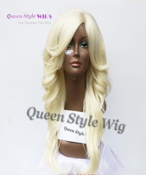 women wigs pastel blonde long wavy eversion curly hair wig oblique fringe hairstyle wig synthetic pale blonde color wig3241572, Black
women wigs pastel blonde long wavy eversion curly hair wig oblique fringe hairstyle wig synthetic pale blonde color wig3241572, Black