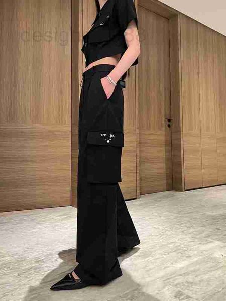 women's pants & capris designer 23 summer new workwear style triangle elevation waist straight tube casual loose wide leg versatile lon, Black;white
women's pants & capris designer 23 summer new workwear style triangle elevation waist straight tube casual loose wide leg versatile lon, Black;white
