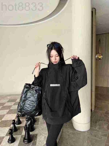 women's jackets designer 2023 spring and autumn new high grade zipper loose casual jacket hooded charge coat female kkn4, Black;brown
women's jackets designer 2023 spring and autumn new high grade zipper loose casual jacket hooded charge coat female kkn4, Black;brown