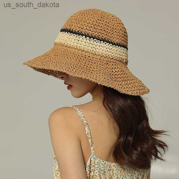 beach hat women's summer panama str bags summer 2022 str or wicker cap bucket hat sun hats stripe sun visor l230523, Blue;gray
beach hat women's summer panama str bags summer 2022 str or wicker cap bucket hat sun hats stripe sun visor l230523, Blue;gray