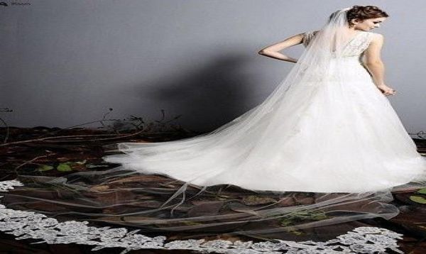 2019 stunning lace edge cathedral length long bridal veils 1 layer tulle wedding veils bridal accessories in stock2725573, Black
2019 stunning lace edge cathedral length long bridal veils 1 layer tulle wedding veils bridal accessories in stock2725573, Black