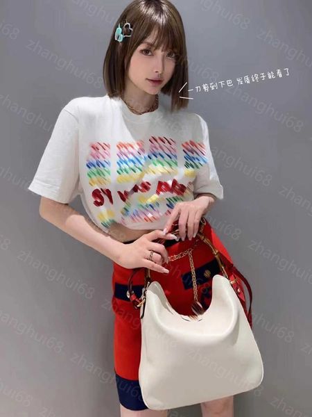 23ss tee womens t-shirt womens designer clothing round neck pure cotton color drill monogram print short sleeve t-shirt womens clothes, White
23ss tee womens t-shirt womens designer clothing round neck pure cotton color drill monogram print short sleeve t-shirt womens clothes, White