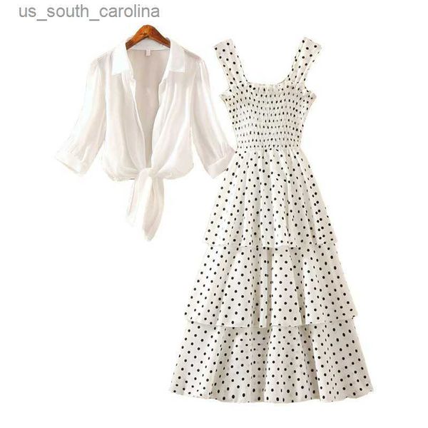 one piece / suit summer new dots point high waist thin suspender cake dress women young fashion suit dress girl three-story l230522, Black;gray
one piece / suit summer new dots point high waist thin suspender cake dress women young fashion suit dress girl three-story l230522, Black;gray