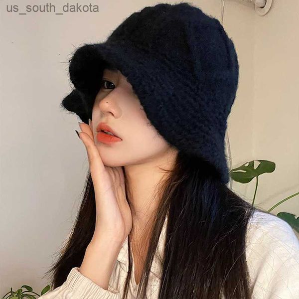 japanese knitted bucket hats for women autumn and winter black retro big head waist fisherman's cap harajuku simple ins hat l230523, Blue;gray
japanese knitted bucket hats for women autumn and winter black retro big head waist fisherman's cap harajuku simple ins hat l230523, Blue;gray