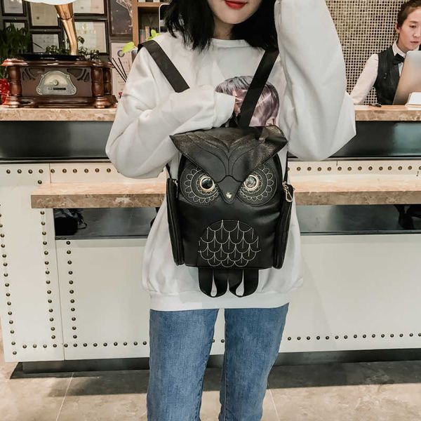 backpack owl shape embossed shoulder backpack bags satchel travel bag fashion womens' pu backpack casual j230517
backpack owl shape embossed shoulder backpack bags satchel travel bag fashion womens' pu backpack casual j230517