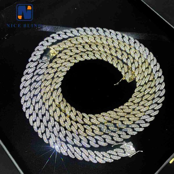 rappers jewelry 18k gold plated necklace 5a+ cz 2 rows 9mm diamond iced out cuban link chain, Silver
rappers jewelry 18k gold plated necklace 5a+ cz 2 rows 9mm diamond iced out cuban link chain, Silver