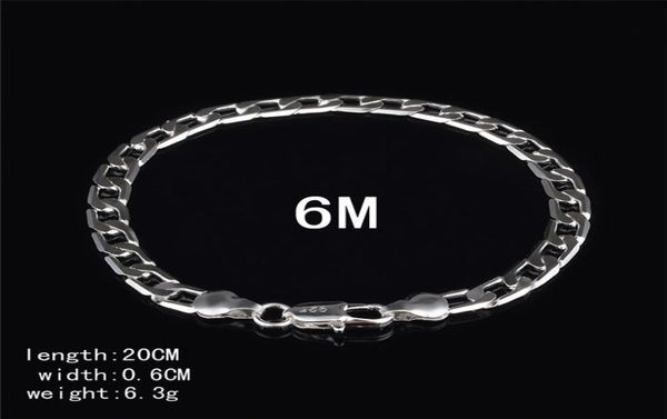 fashion jewelry 925 sterling silver plated men figaro chain bracelet 6mm 20cm factory 7806318, Black
fashion jewelry 925 sterling silver plated men figaro chain bracelet 6mm 20cm factory 7806318, Black