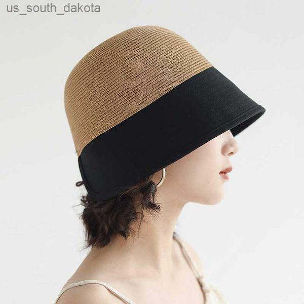 new summer bucket hats for women foldable elegant str sun hat beach visor panama chapeau femme female travel cap chapeau homme l230523, Blue;gray
new summer bucket hats for women foldable elegant str sun hat beach visor panama chapeau femme female travel cap chapeau homme l230523, Blue;gray