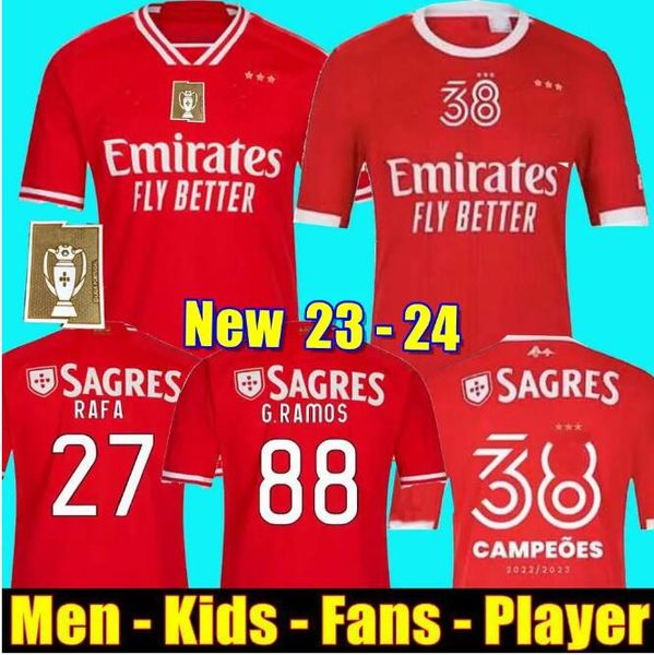23 24 fans player version benfica soccer jerseys seferovic waldschmidt everton pizzi rafa darwin g.ramos 2023 2024 home away men kids kit fo, Black;yellow
23 24 fans player version benfica soccer jerseys seferovic waldschmidt everton pizzi rafa darwin g.ramos 2023 2024 home away men kids kit fo, Black;yellow