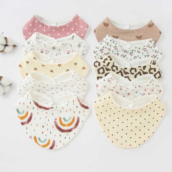bibs cotton goze soft baby newborn double sided burp cloths bandana scarf children boys girls feeding saliva towel g220605
bibs cotton goze soft baby newborn double sided burp cloths bandana scarf children boys girls feeding saliva towel g220605