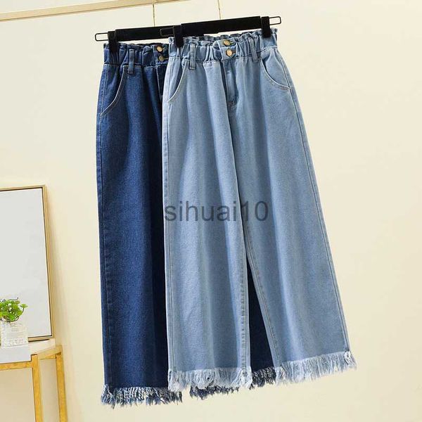 women's jeans 118 summer tassel jeans women casual fashion loose wide legs elastic high waist thin large size female clothing trousers, Blue
women's jeans 118 summer tassel jeans women casual fashion loose wide legs elastic high waist thin large size female clothing trousers, Blue