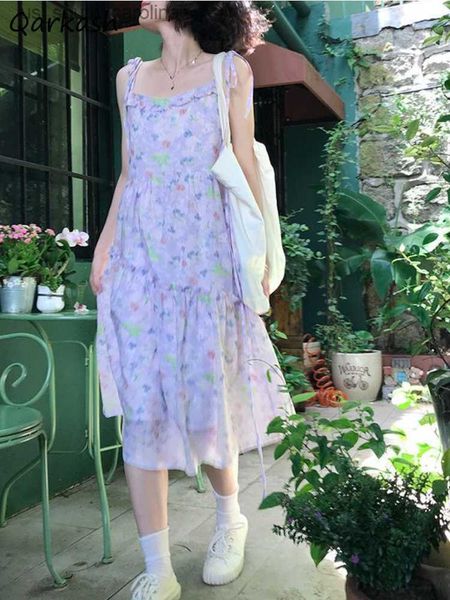 midi floral dress for women lace-up sleeveless design sweet young korean style fashion girls summer casual daily l230522, Black;gray
midi floral dress for women lace-up sleeveless design sweet young korean style fashion girls summer casual daily l230522, Black;gray