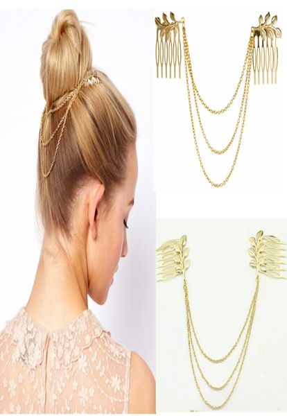 2015 women punk chic leaf hair comb decoration head band chains clip tassels fringes 10pcslot2117123, Silver
2015 women punk chic leaf hair comb decoration head band chains clip tassels fringes 10pcslot2117123, Silver