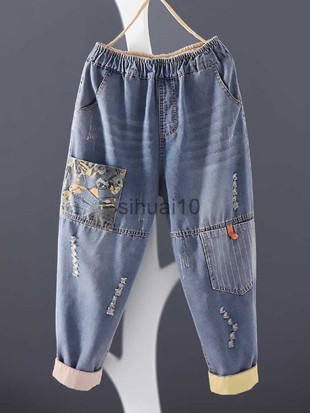women's jeans women'scasualboyfriend baggyjeansfashionvintagestylepatchwork streetwearfemaledenimpants looseversatile haremtrouser, Blue
women's jeans women'scasualboyfriend baggyjeansfashionvintagestylepatchwork streetwearfemaledenimpants looseversatile haremtrouser, Blue