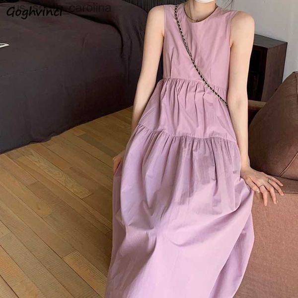 sleeveless midi dress for women backless design pure sweet loose summer korean style chic fashion classic vestido feminino young l230522, Black;gray
sleeveless midi dress for women backless design pure sweet loose summer korean style chic fashion classic vestido feminino young l230522, Black;gray