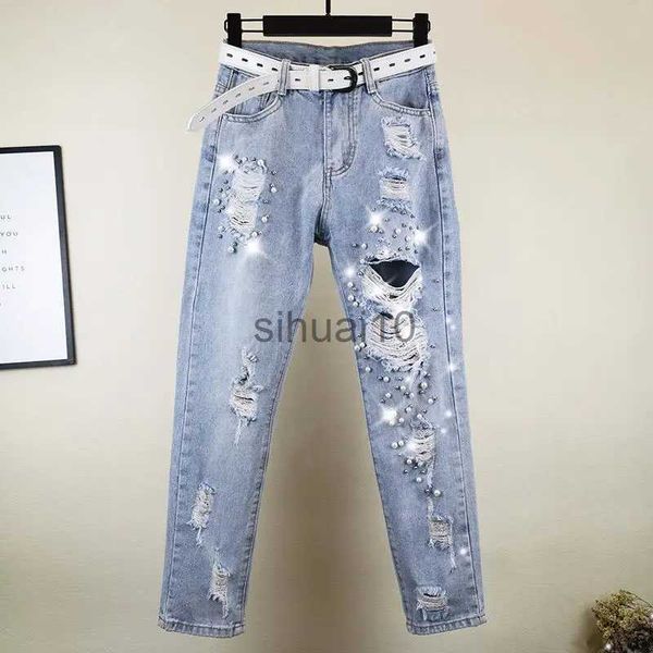 women's pants capris high waisted beading holes pencil jeans pants ladies casual washed scratched long denim pant women trousers plus s, Black;white
women's pants capris high waisted beading holes pencil jeans pants ladies casual washed scratched long denim pant women trousers plus s, Black;white