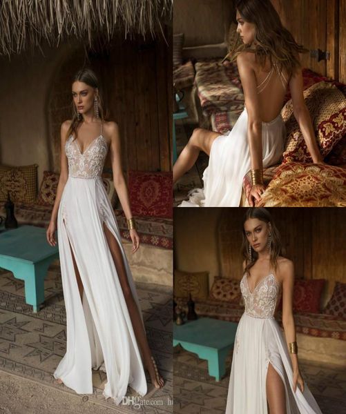 2019 asaf dadush bohemian wedding dresses chiffon lace applique bead beach bridal gowns custom a line backless side split wed1649443, White
2019 asaf dadush bohemian wedding dresses chiffon lace applique bead beach bridal gowns custom a line backless side split wed1649443, White
