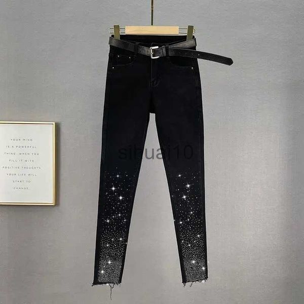 women's pants capris black jeans for women trendy 2021 autumn winter new high waist slimming rhinestone pencil pants street stretch ski, Black;white
women's pants capris black jeans for women trendy 2021 autumn winter new high waist slimming rhinestone pencil pants street stretch ski, Black;white