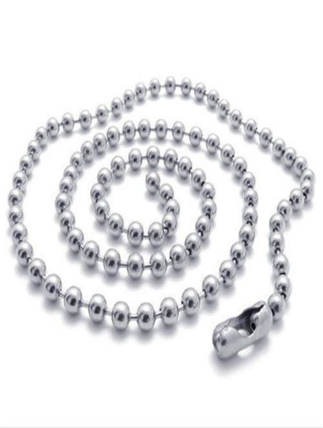 24mm bead chain necklace stainless steel ball silver chains link necklaces for men women1194145
24mm bead chain necklace stainless steel ball silver chains link necklaces for men women1194145
