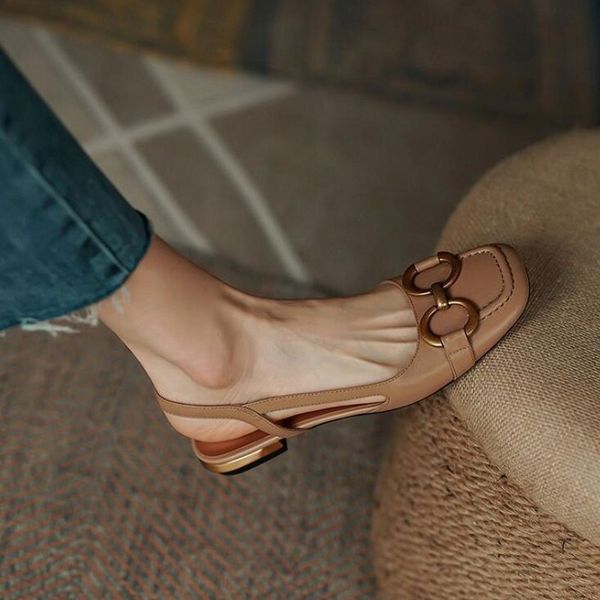 gold buckle slingbacks for women summer 2023 muller single shoes lady wedding party dress shoe plus size 35-42, Black
gold buckle slingbacks for women summer 2023 muller single shoes lady wedding party dress shoe plus size 35-42, Black