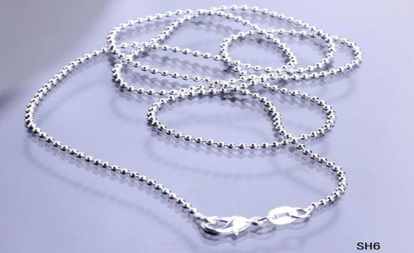 1pcs 925 sterling silver necklace ball chain no pendant solid women lady girl jewelry chain with lobster clasp gift sh6 size ch2409385
1pcs 925 sterling silver necklace ball chain no pendant solid women lady girl jewelry chain with lobster clasp gift sh6 size ch2409385