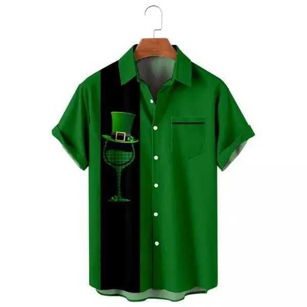 large printing customizable single breasted pocket multicolor satin polyester fiber men's casual shirt zia, White;black
large printing customizable single breasted pocket multicolor satin polyester fiber men's casual shirt zia, White;black