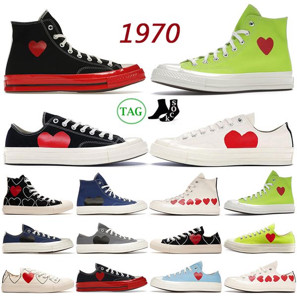 designer canvas shoes 1970s comme des garcons casual high low play black blue white grey red midsole white bright blue green sports sneakers
designer canvas shoes 1970s comme des garcons casual high low play black blue white grey red midsole white bright blue green sports sneakers