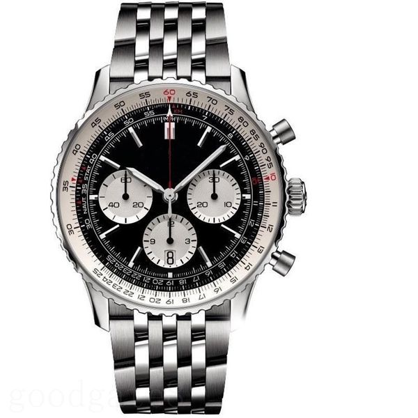navitimer watch business desinger montre homme plated silver stainless steel chronograph montre homme black white mens watch bp factory xb01, Slivery;brown
navitimer watch business desinger montre homme plated silver stainless steel chronograph montre homme black white mens watch bp factory xb01, Slivery;brown