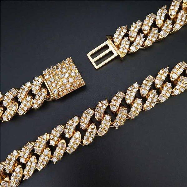 hip hop cuban necklace men gold iced out micro pave cubic zirconia cz miami cuban iced out, Silver
hip hop cuban necklace men gold iced out micro pave cubic zirconia cz miami cuban iced out, Silver