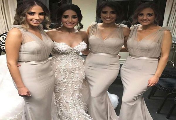 2020 new nude mermaid bridesmaids dresses v neck pleats sweep train formal country maid of honor prom party gowns customized7500702, White;pink
2020 new nude mermaid bridesmaids dresses v neck pleats sweep train formal country maid of honor prom party gowns customized7500702, White;pink