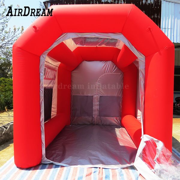 portable customized size red inflatable car spray booth / inflatable paint tent blow up spraying workstation with 2 blowers
portable customized size red inflatable car spray booth / inflatable paint tent blow up spraying workstation with 2 blowers